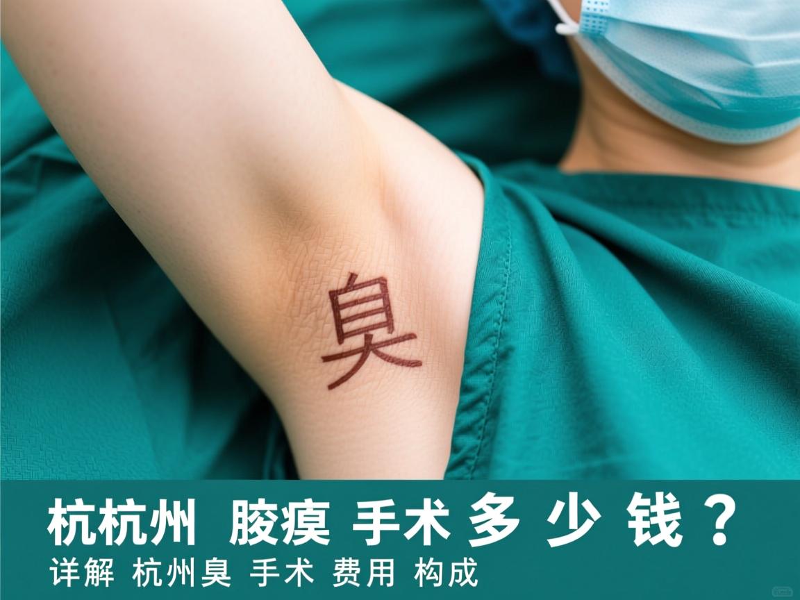 杭州腋臭手术多少钱?详解杭州腋臭手术费用构成 杭州腋臭手术多少钱?详解杭州腋臭手术费用构成