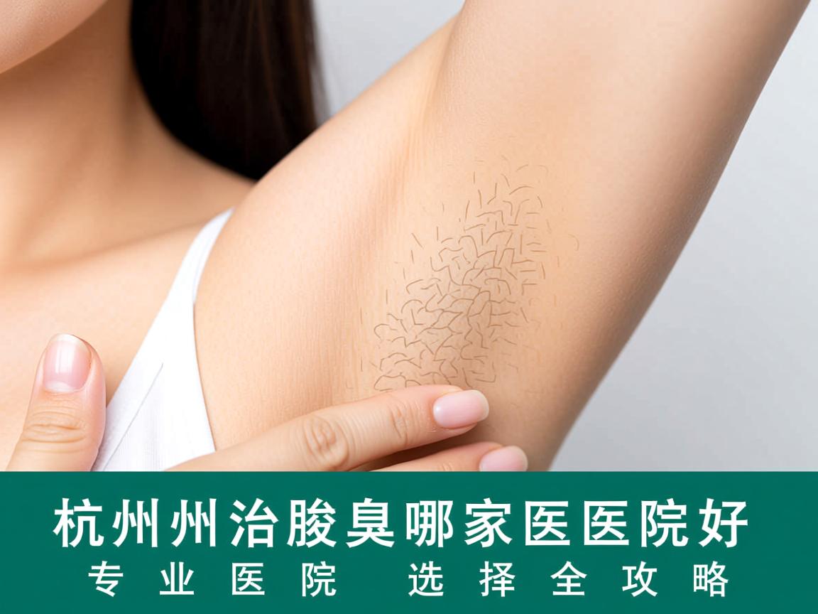杭州腋秀解析，杭州治腋臭哪家医院好，专业医院选择全攻略