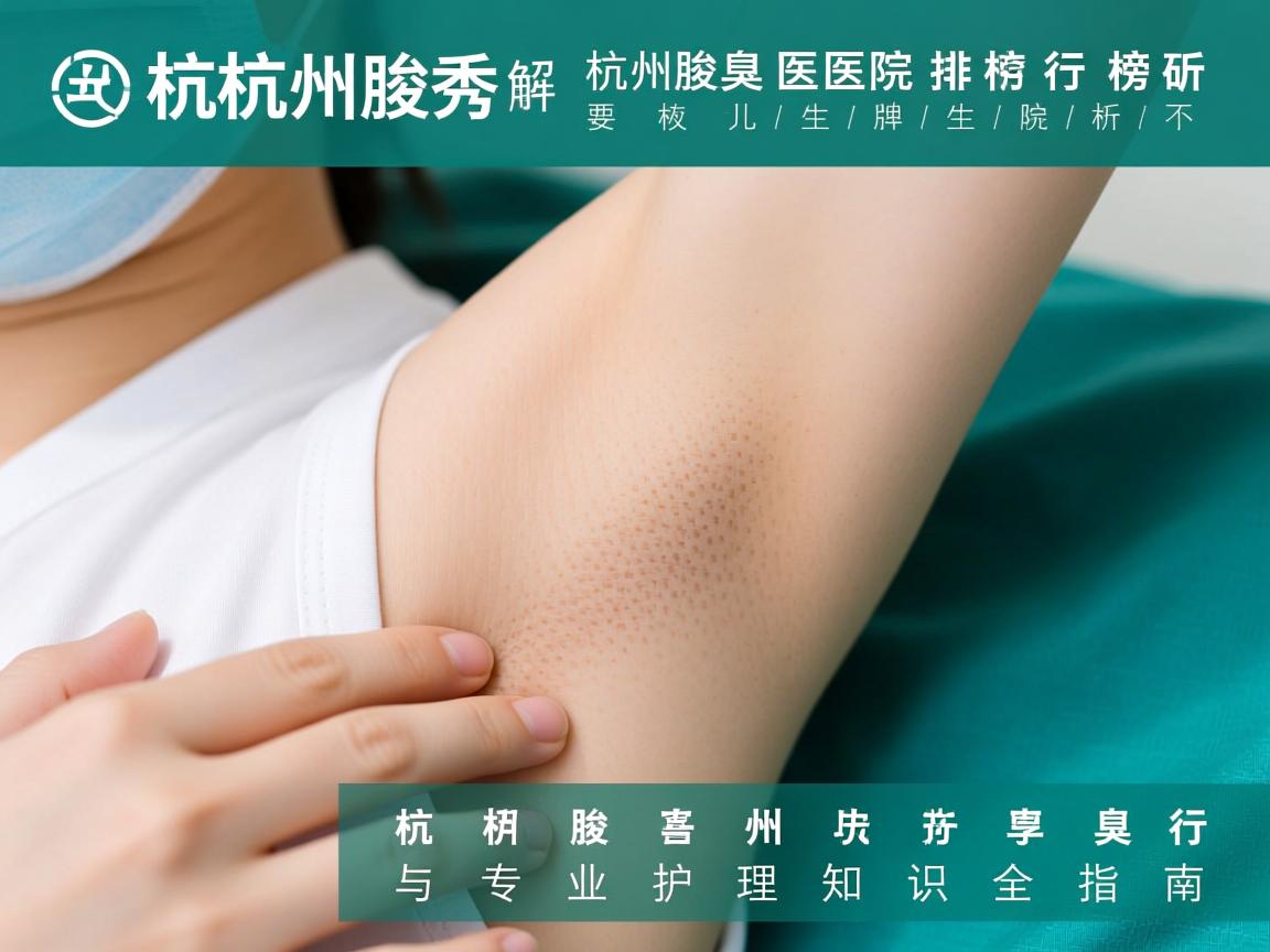 杭州腋秀解析，杭州腋臭医院排行榜与专业护理知识全指南