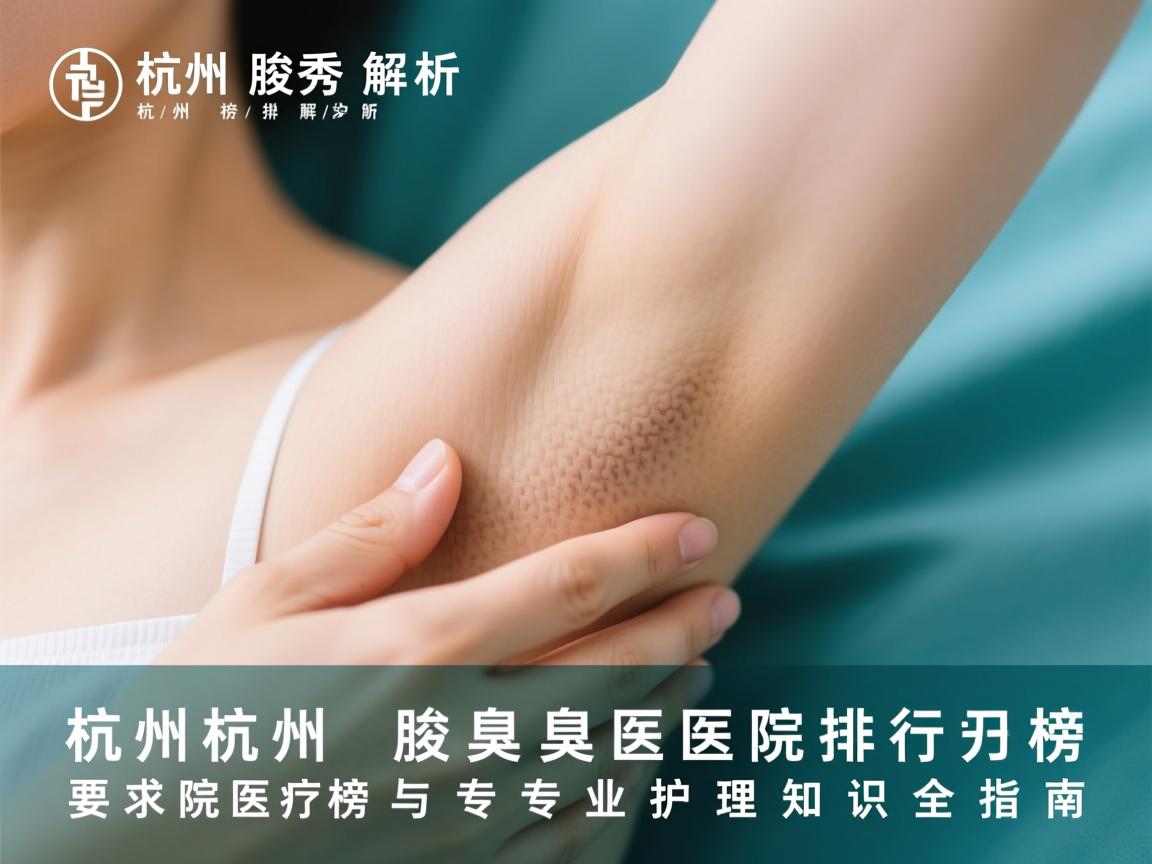 杭州腋秀解析，杭州腋臭医院排行榜与专业护理知识全指南