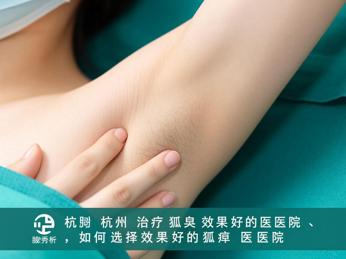 杭州腋秀解析，杭州治疗狐臭效果好的医院，如何选择效果好的狐臭医院