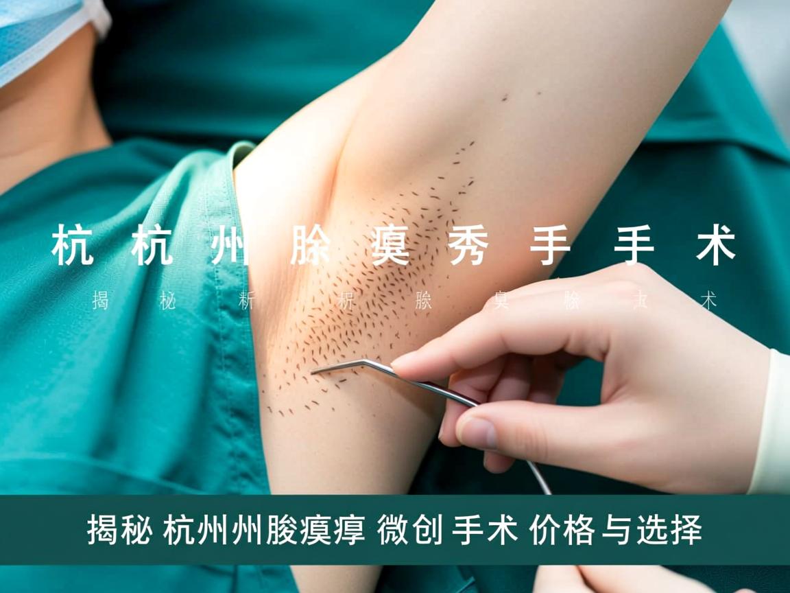杭州腋秀解析腋臭手术,揭秘杭州腋臭微创手术价格与选择 杭州腋秀解析腋臭手术,揭秘杭州腋臭微创手术价格与选择