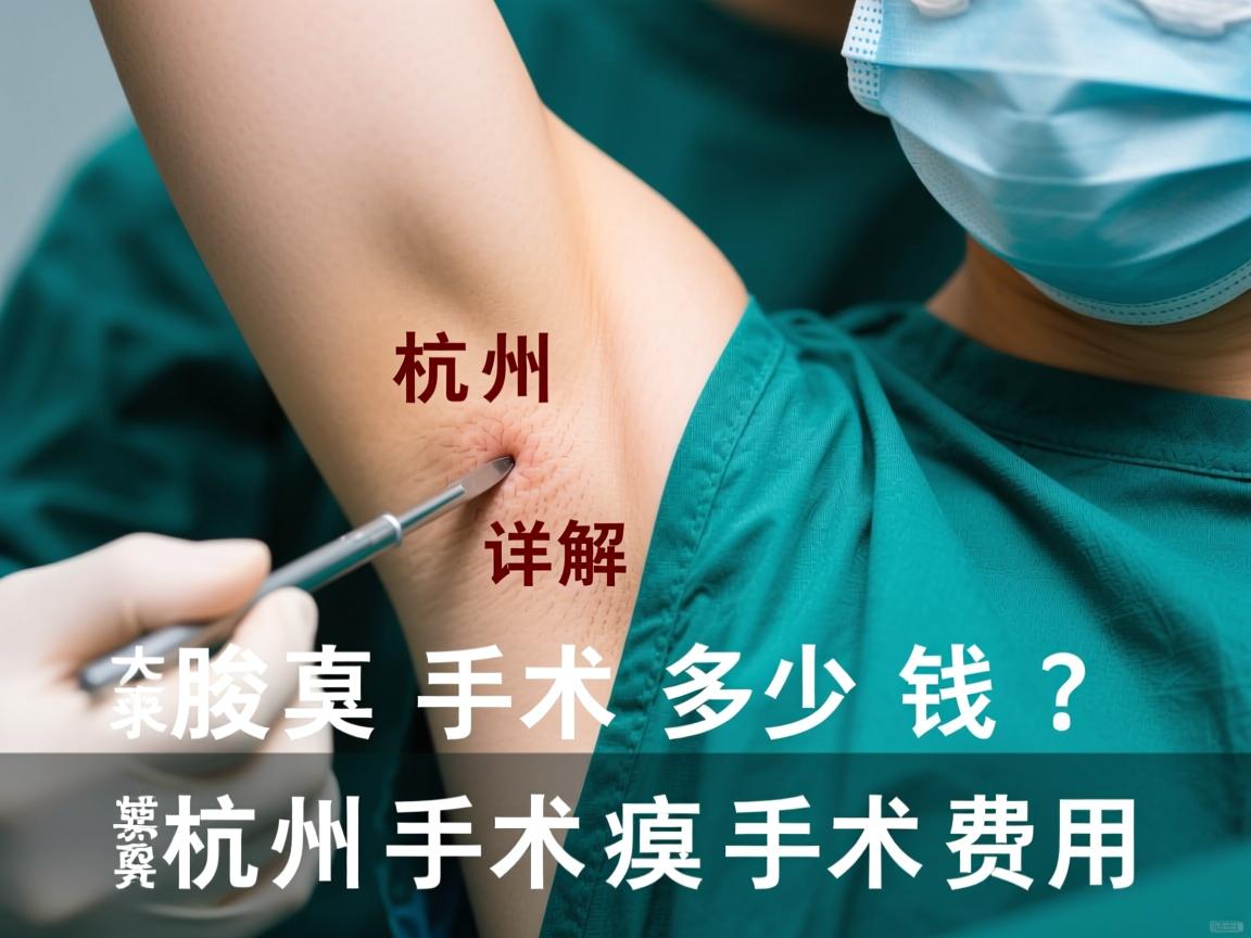 杭州腋臭手术多少钱?详解杭州腋臭手术费用 杭州腋臭手术多少钱?详解杭州腋臭手术费用