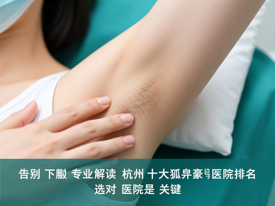 告别腋下尴尬,专业解读杭州十大狐臭医院排名,选对医院是关键 告别腋下尴尬,专业解读杭州十大狐臭医院排名,选对医院是关键