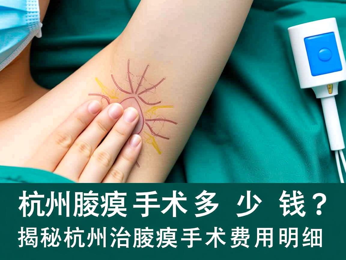 杭州腋臭手术多少钱？揭秘杭州治腋臭手术费用明细
