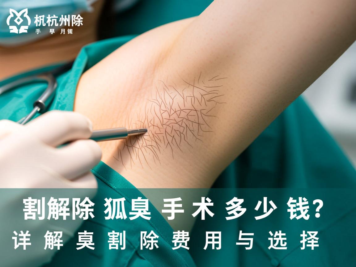 杭州割除狐臭手术多少钱？详解狐臭割除费用与选择