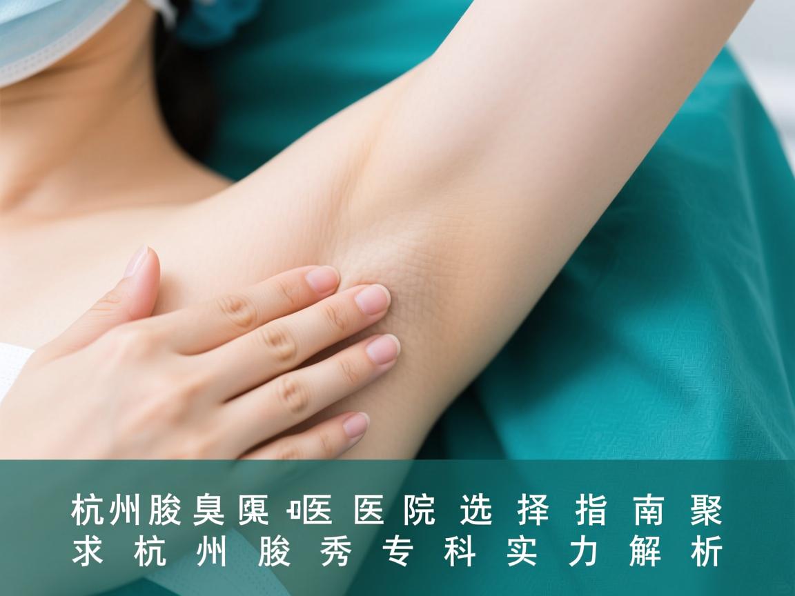 杭州腋臭医院选择指南,聚焦杭州腋秀专科实力解析 杭州腋臭医院选择指南,聚焦杭州腋秀专科实力解析