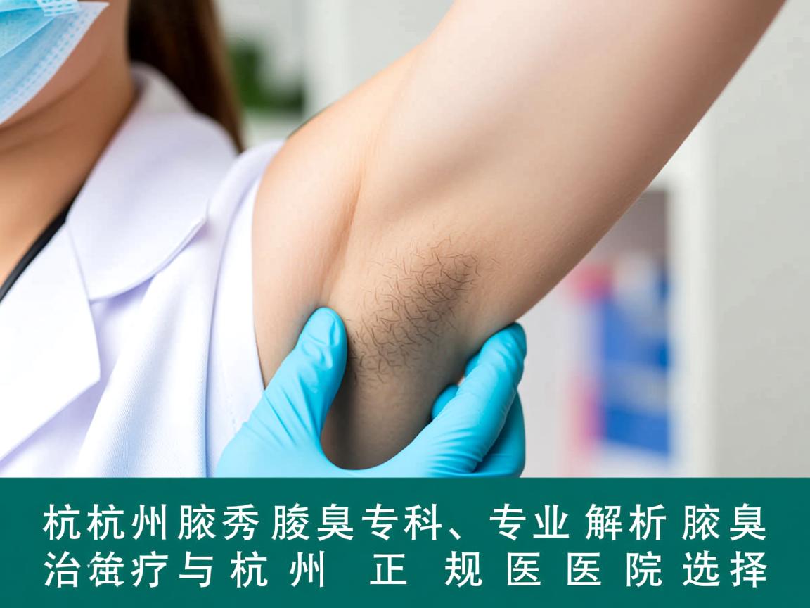 杭州腋秀腋臭专科，专业解析腋臭治疗与杭州正规医院选择