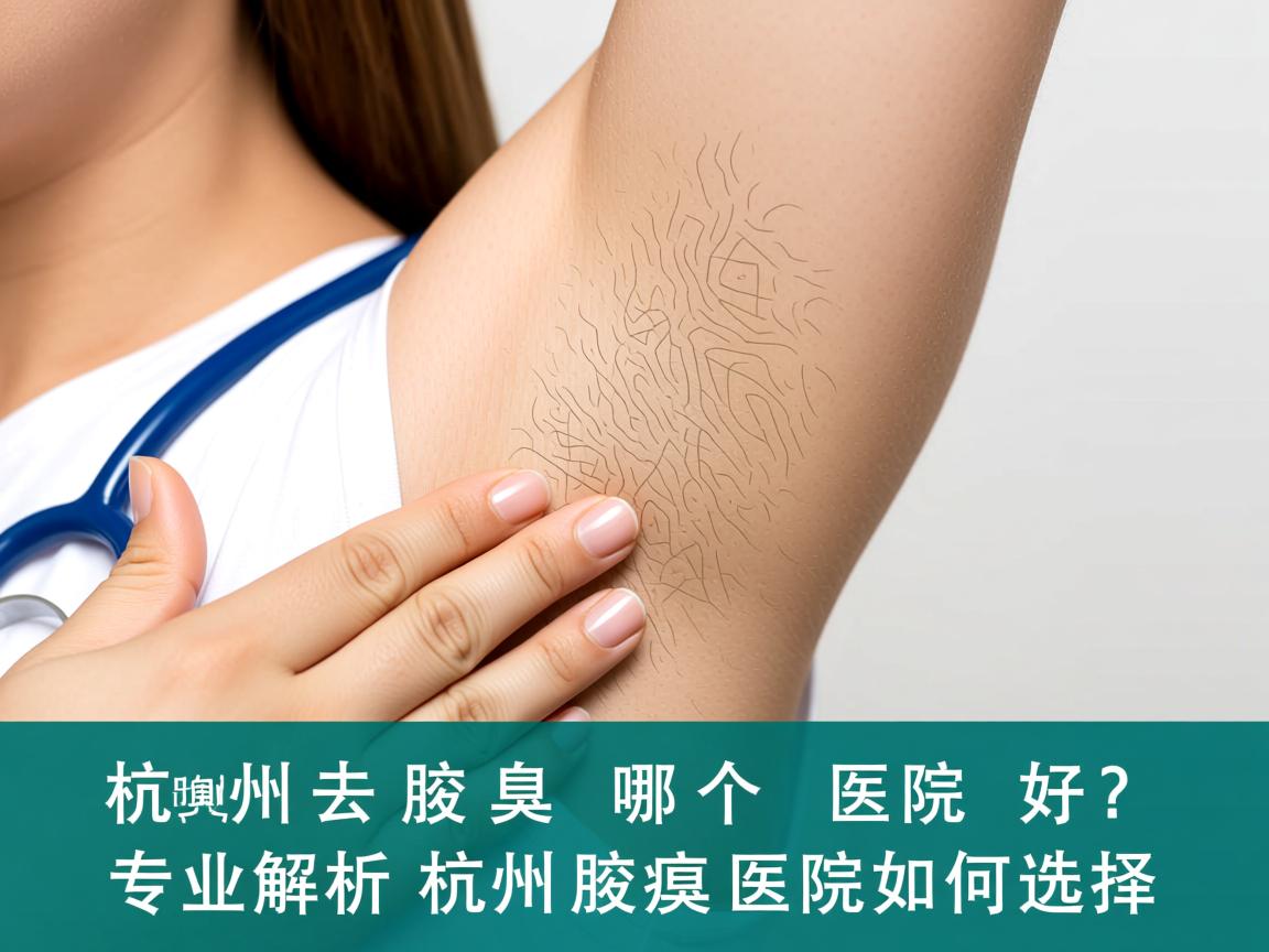 杭州去腋臭哪个医院好？专业解析杭州腋臭医院如何选择