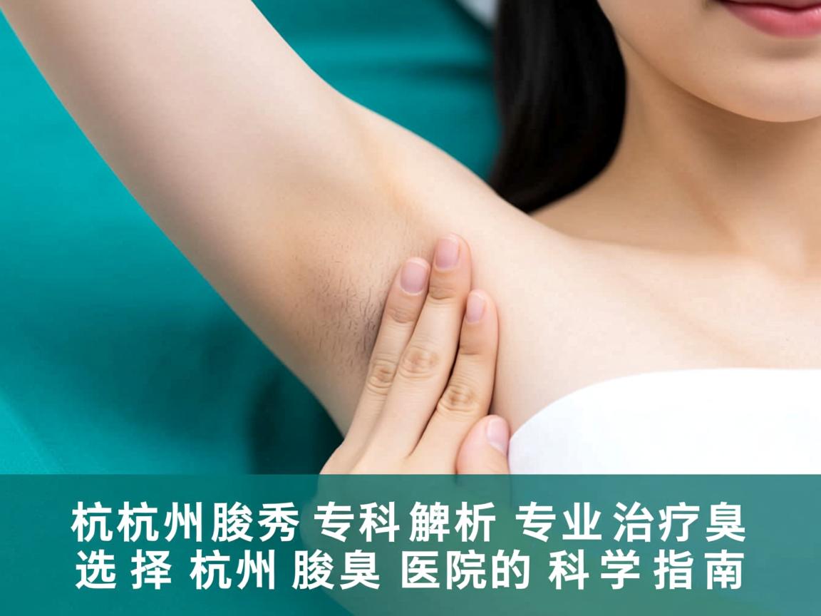 杭州腋秀专科解析,专业治疗腋臭,选择杭州腋臭医院的科学指南 杭州腋秀专科解析,专业治疗腋臭,选择杭州腋臭医院的科学指南