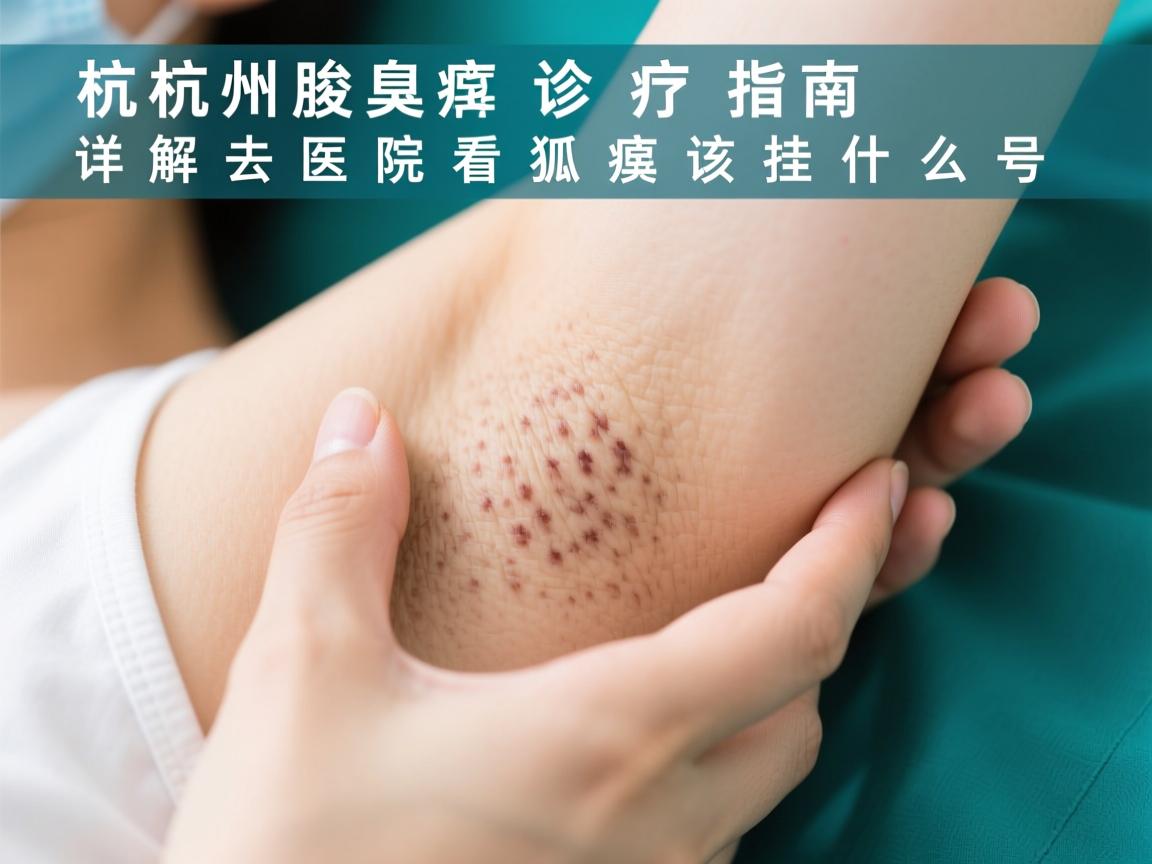 杭州腋臭诊疗指南,详解去医院看狐臭该挂什么号 杭州腋臭诊疗指南,详解去医院看狐臭该挂什么号