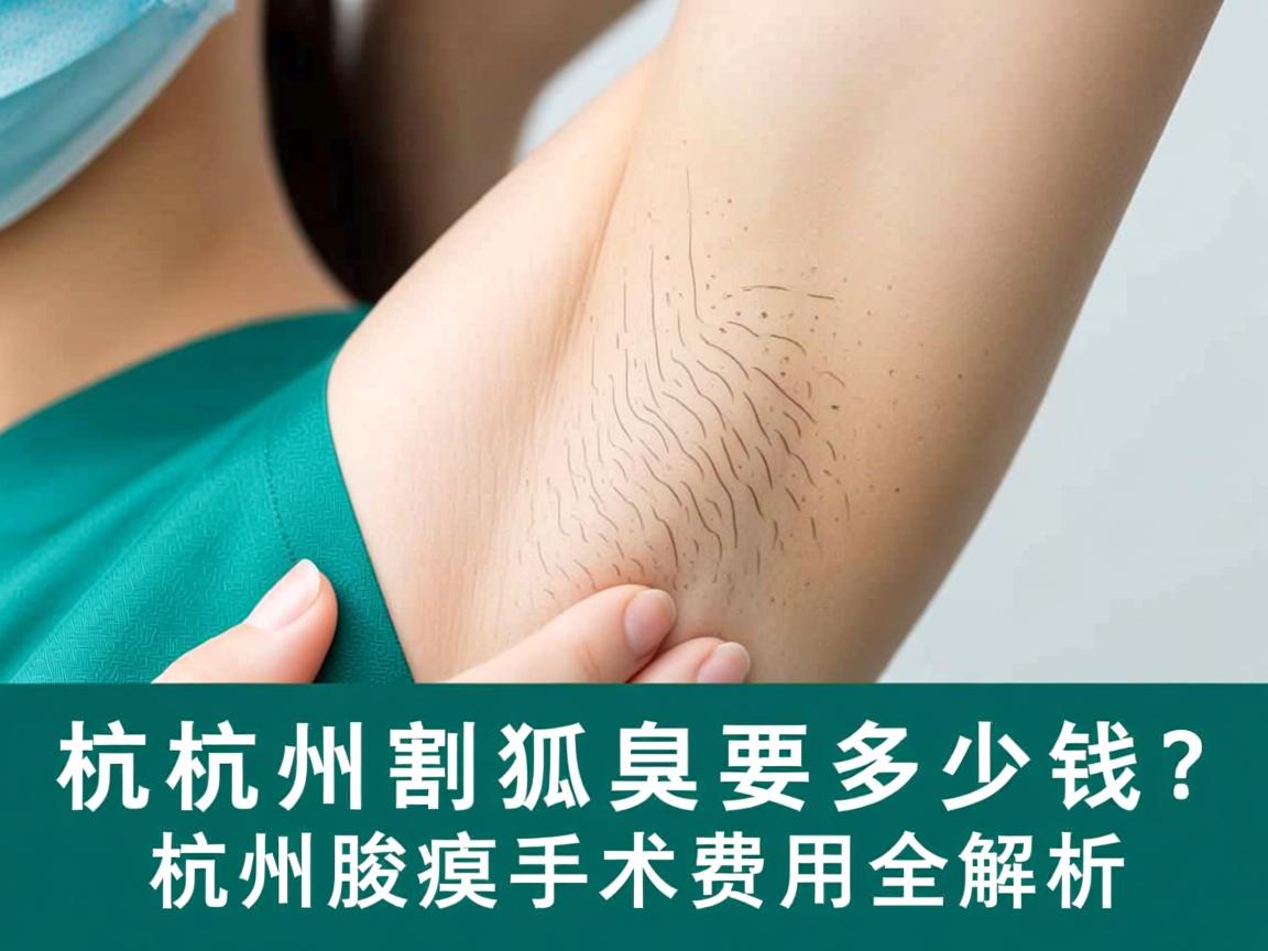 杭州割狐臭要多少钱?杭州腋臭手术费用全解析 杭州割狐臭要多少钱?杭州腋臭手术费用全解析