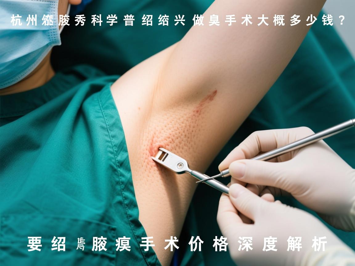 杭州腋秀科普，在绍兴做腋臭手术大概多少钱？绍兴腋臭手术价格深度解析