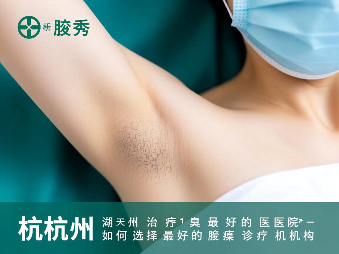 杭州腋秀解析，湖州治疗腋臭最好的医院，如何选择最好的腋臭诊疗机构