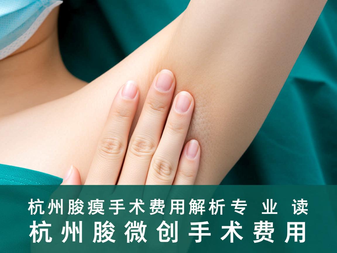 杭州腋臭手术费用解析，专业解读杭州腋臭微创手术费用