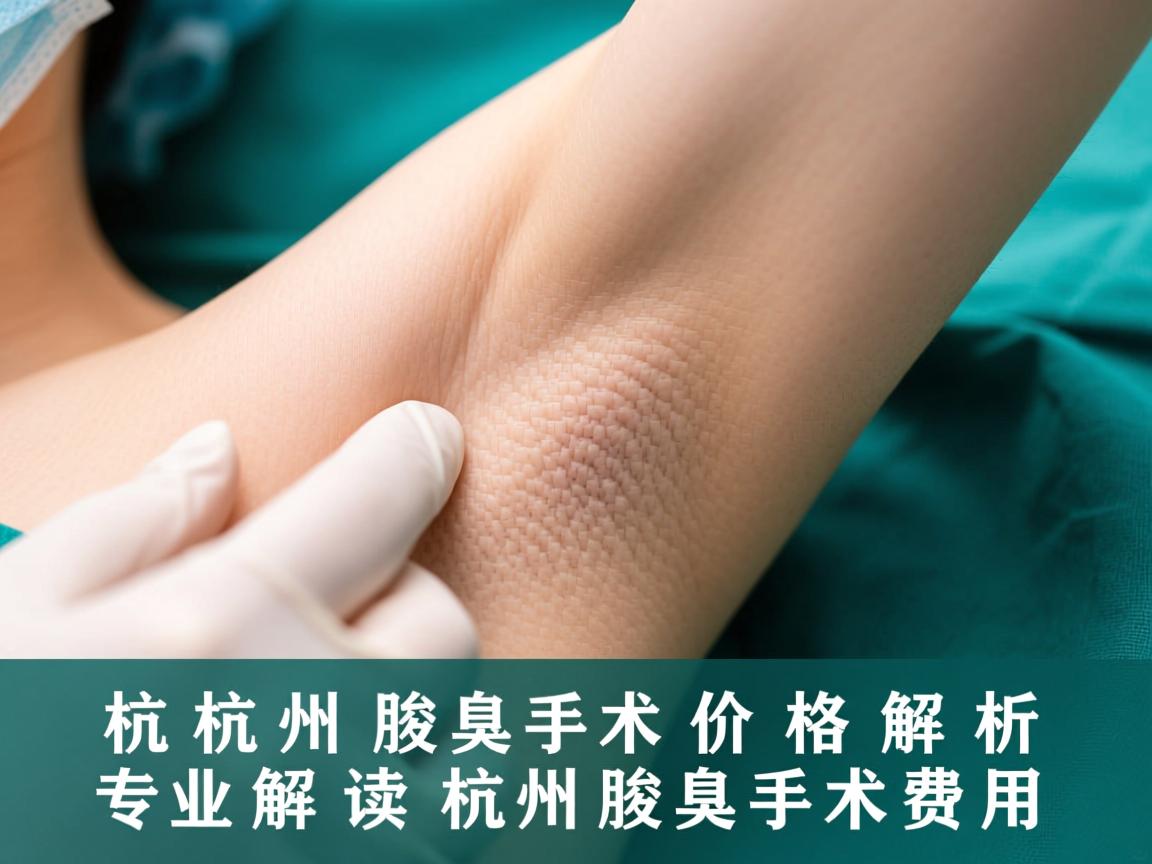 杭州腋臭手术价格解析,专业解读杭州腋臭手术费用 杭州腋臭手术价格解析,专业解读杭州腋臭手术费用