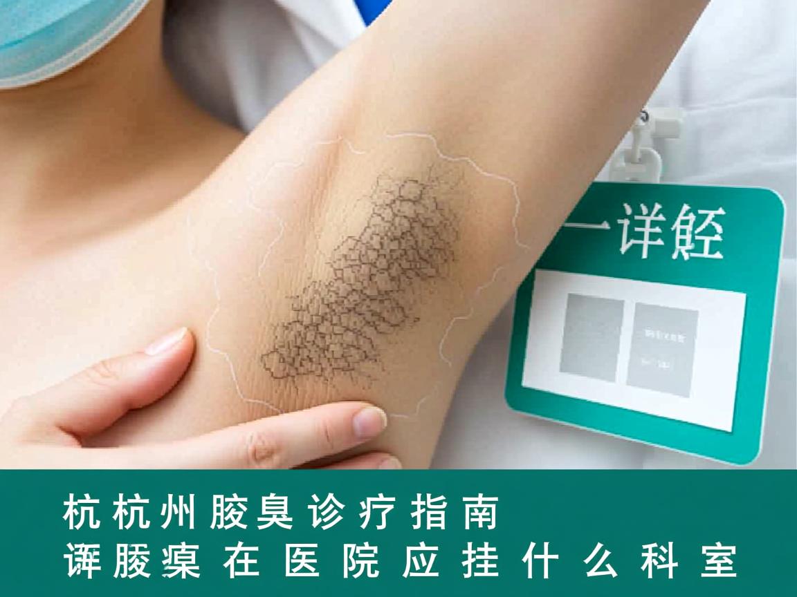 杭州腋臭诊疗指南,详解腋臭在医院应挂什么科室 杭州腋臭诊疗指南,详解腋臭在医院应挂什么科室