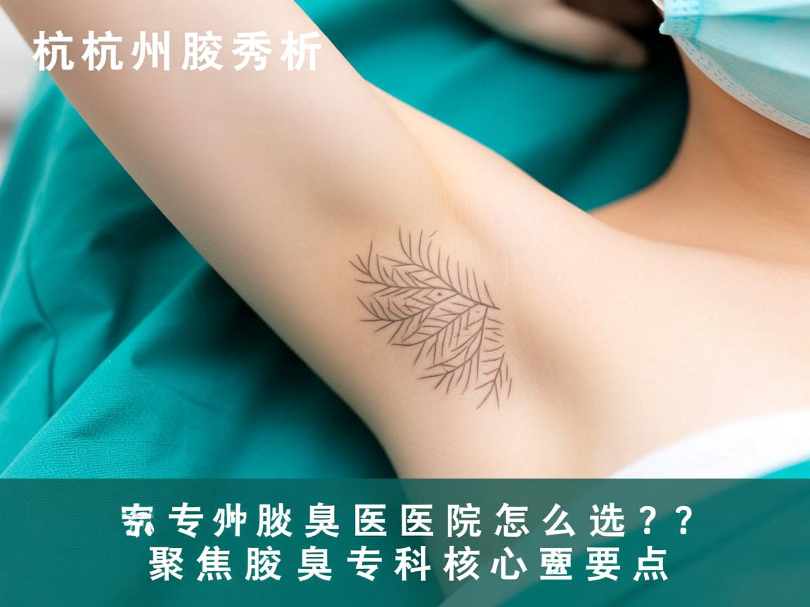 杭州腋秀解析,杭州专业腋臭医院怎么选?聚焦腋臭专科核心要点 杭州腋秀解析,杭州专业腋臭医院怎么选?聚焦腋臭专科核心要点