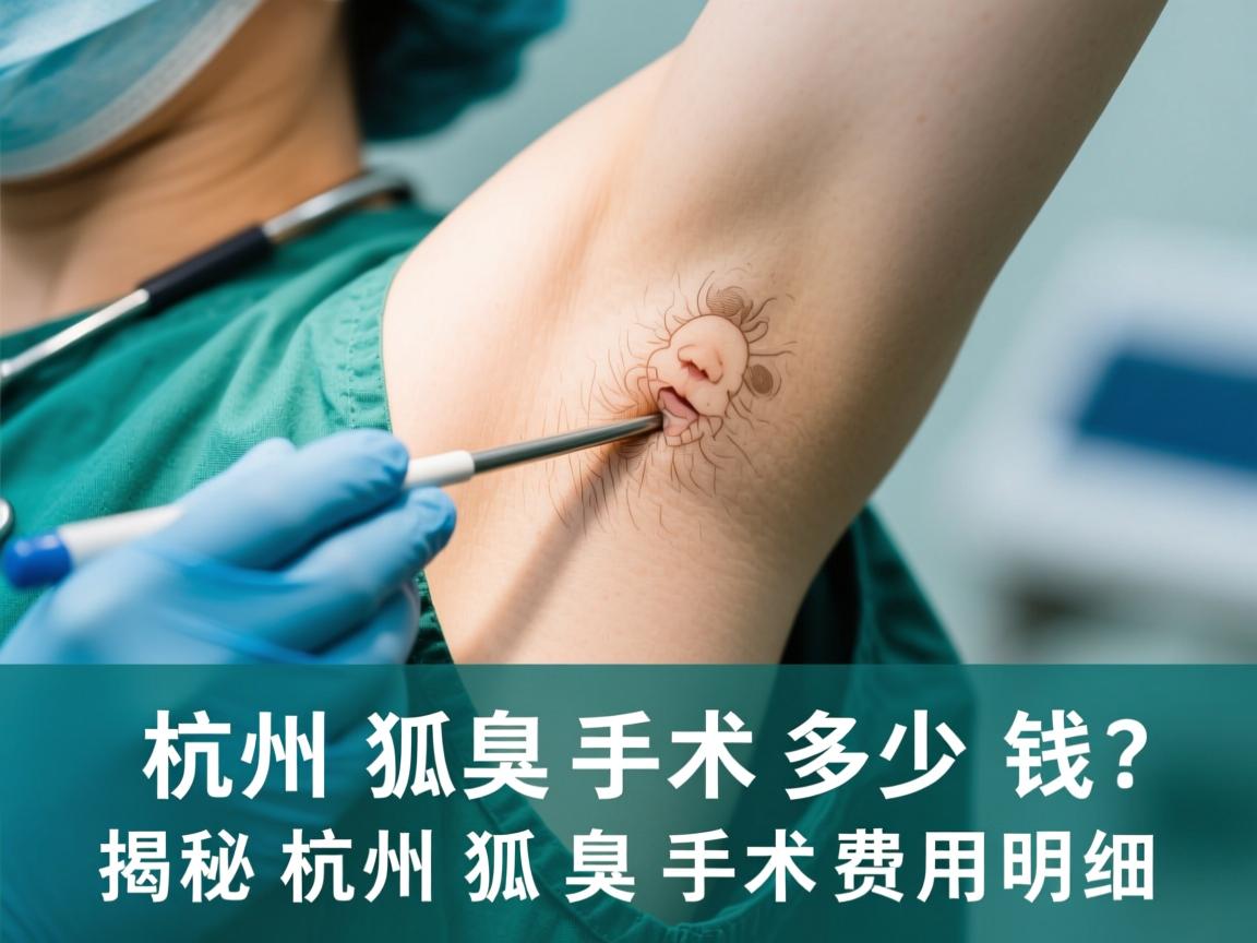 杭州狐臭手术多少钱?揭秘杭州狐臭手术费用明细 杭州狐臭手术多少钱?揭秘杭州狐臭手术费用明细