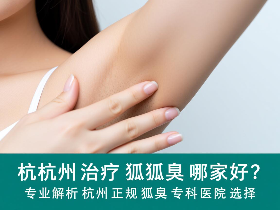 杭州治疗狐臭哪家好？专业解析杭州正规狐臭专科医院选择