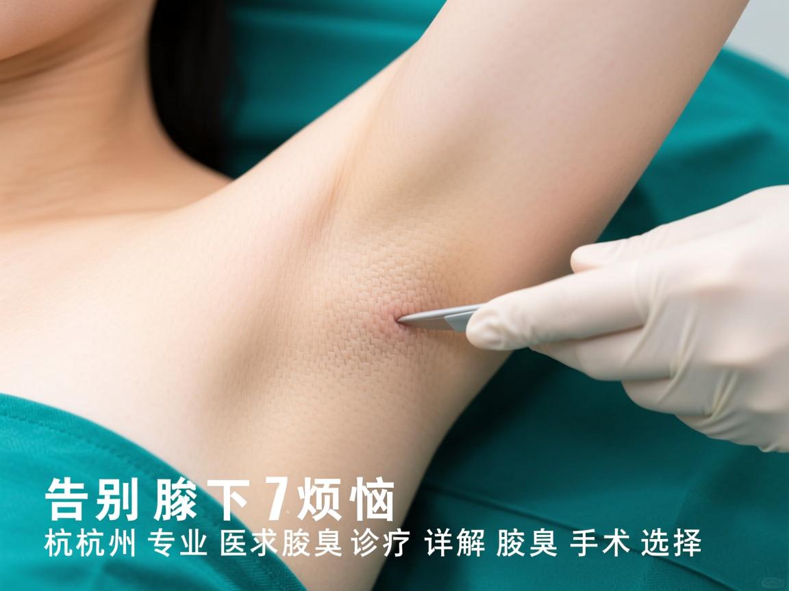 告别腋下烦恼，杭州专业腋臭诊疗，详解腋臭手术选择