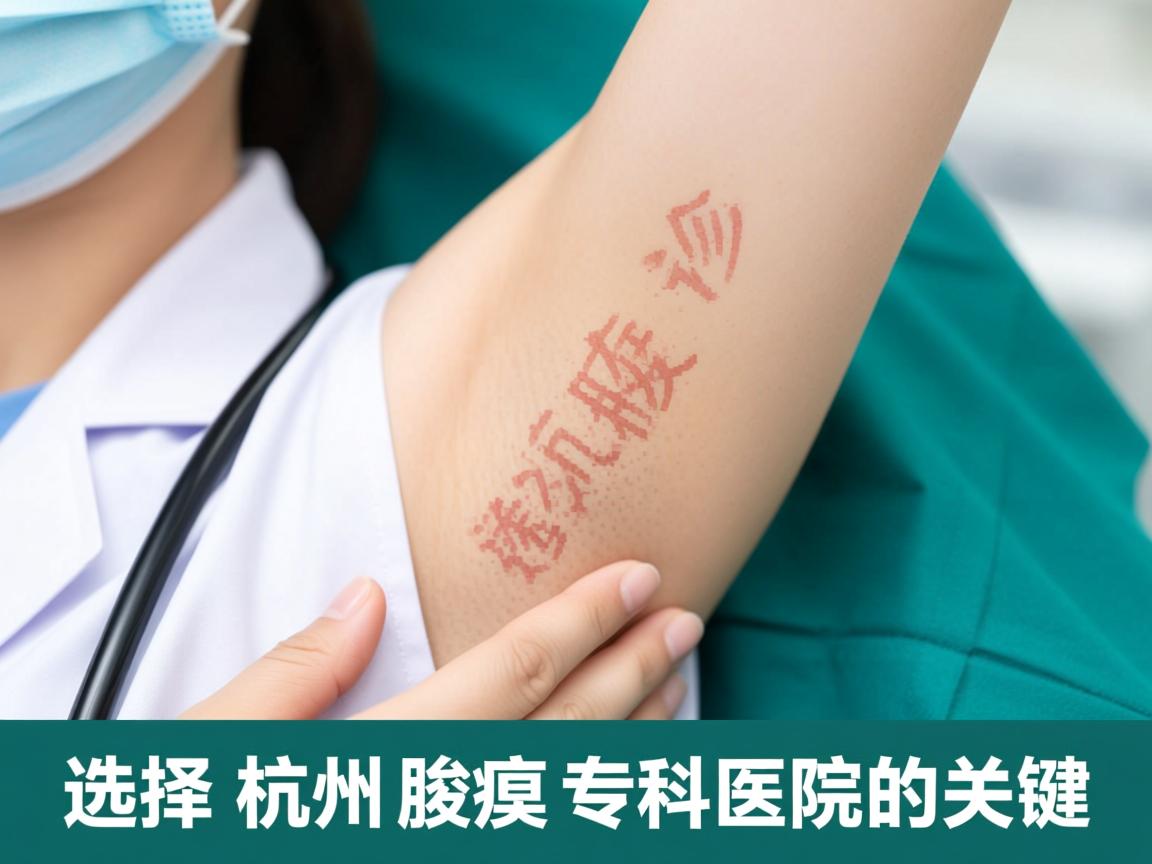 杭州腋秀解析，专业腋臭诊疗，选择杭州腋臭专科医院的关键