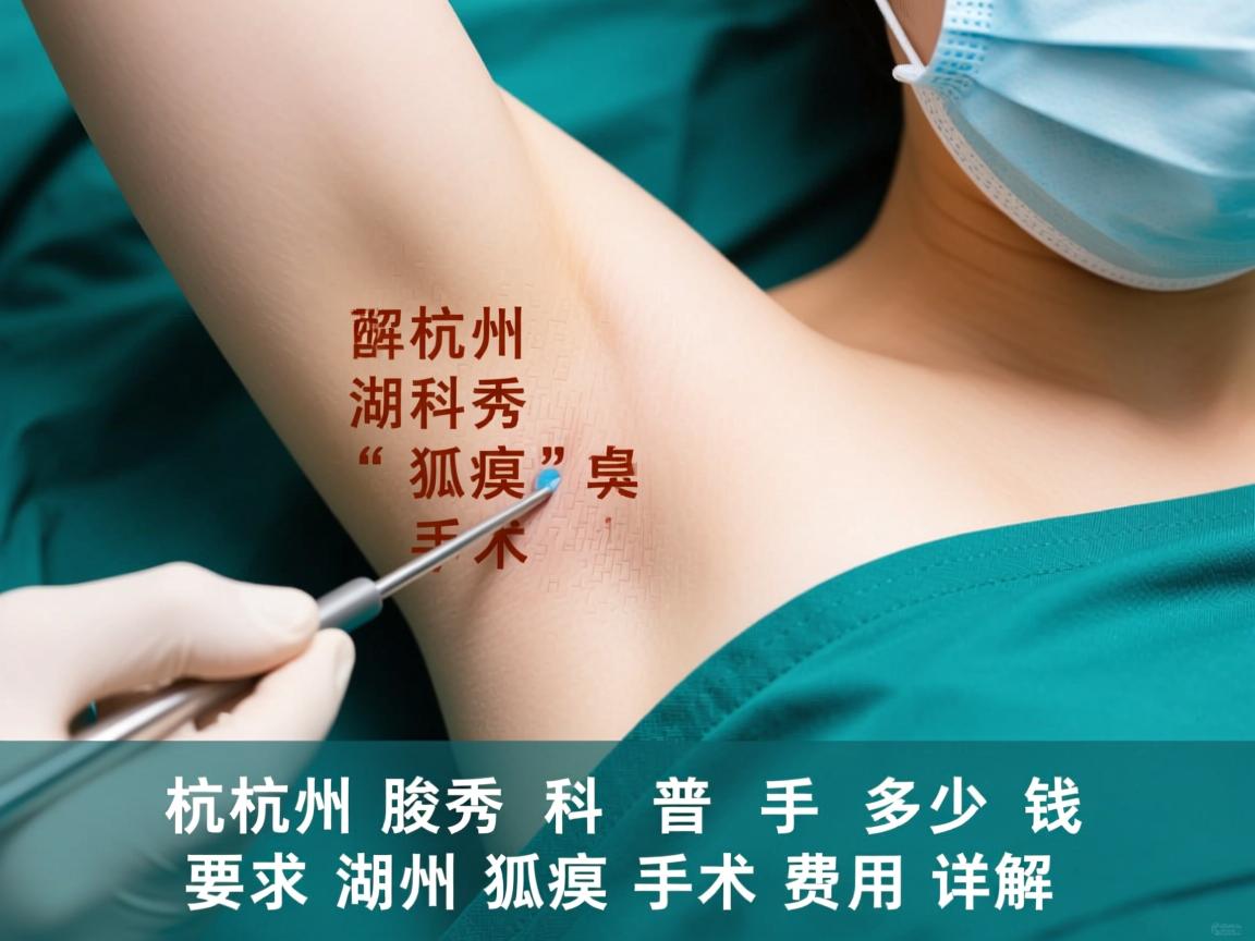 杭州腋秀科普,在湖州动狐臭手术多少钱,湖州狐臭手术费用详解 杭州腋秀科普,在湖州动狐臭手术多少钱,湖州狐臭手术费用详解