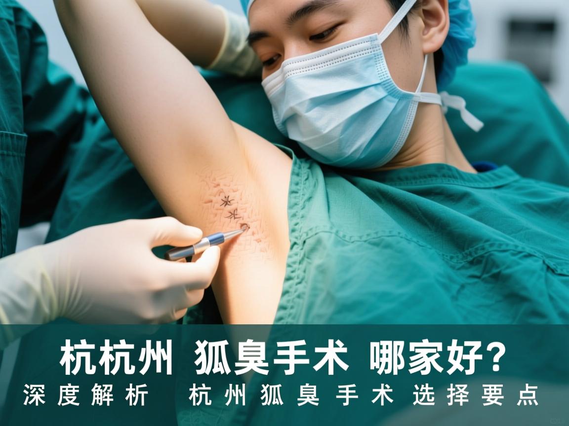 杭州狐臭手术哪家好？深度解析杭州狐臭手术选择要点