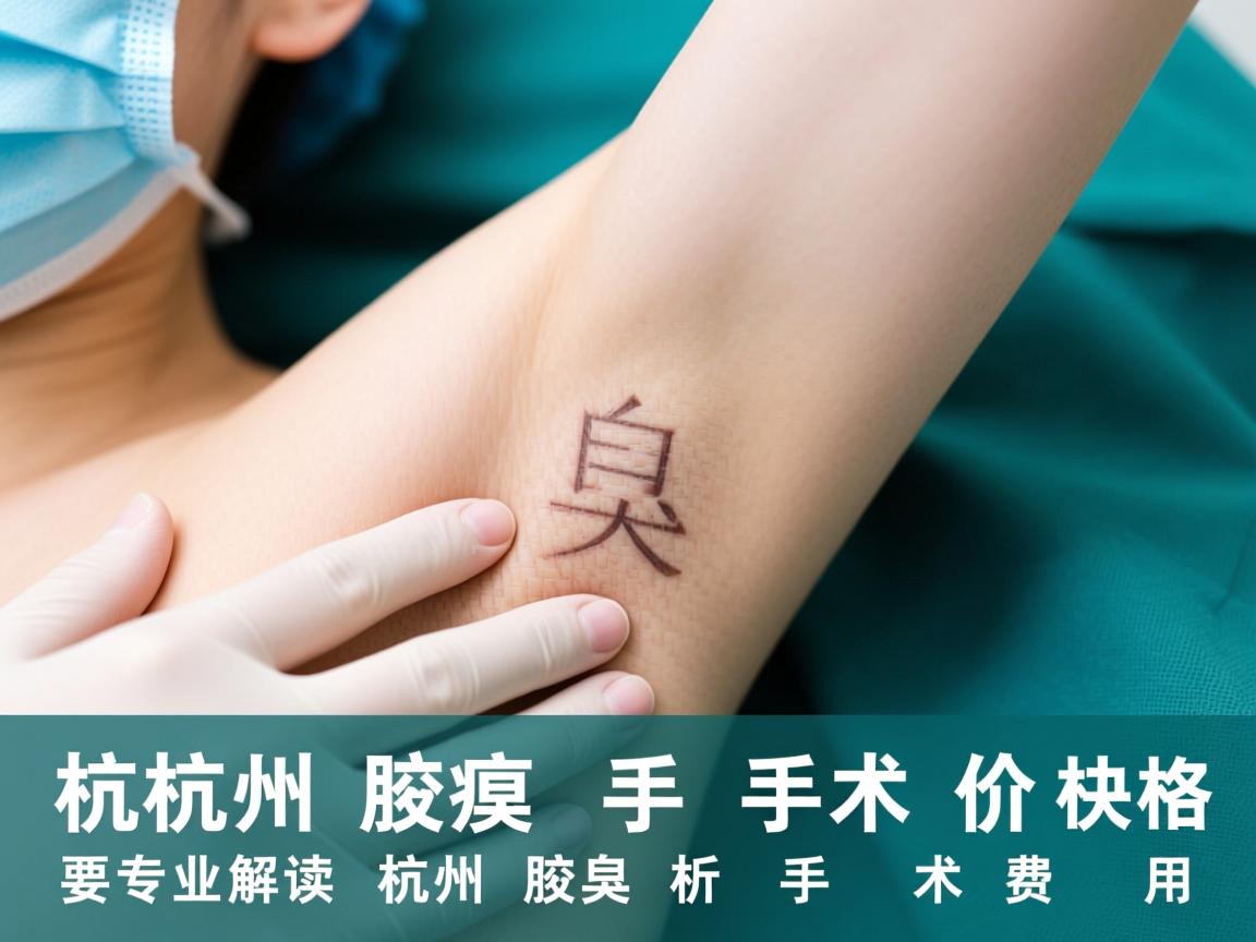 杭州腋臭手术价格解析,专业解读杭州腋臭手术费用 杭州腋臭手术价格解析,专业解读杭州腋臭手术费用