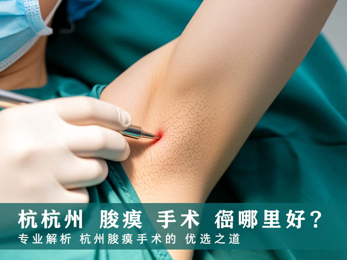 杭州腋臭手术哪里好？专业解析杭州腋臭手术的优选之道