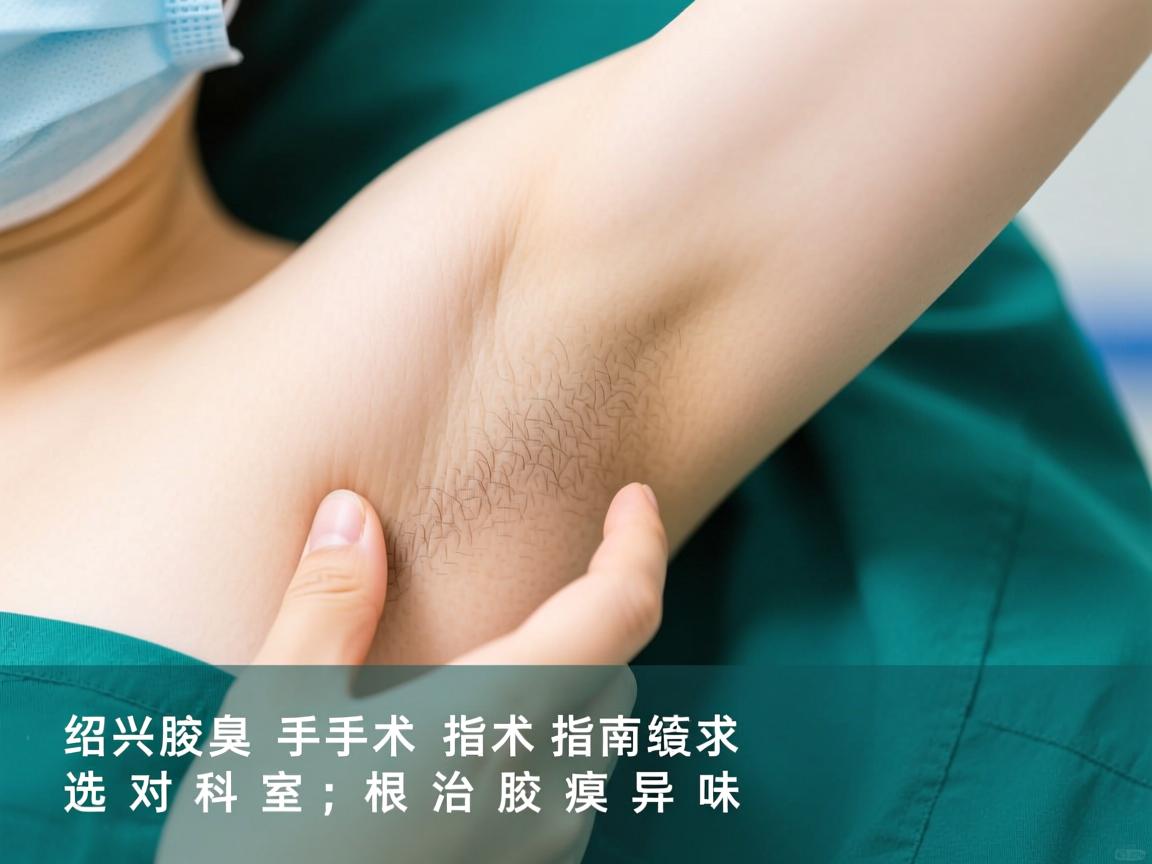 绍兴腋臭手术指南，选对科室，根治腋臭异味