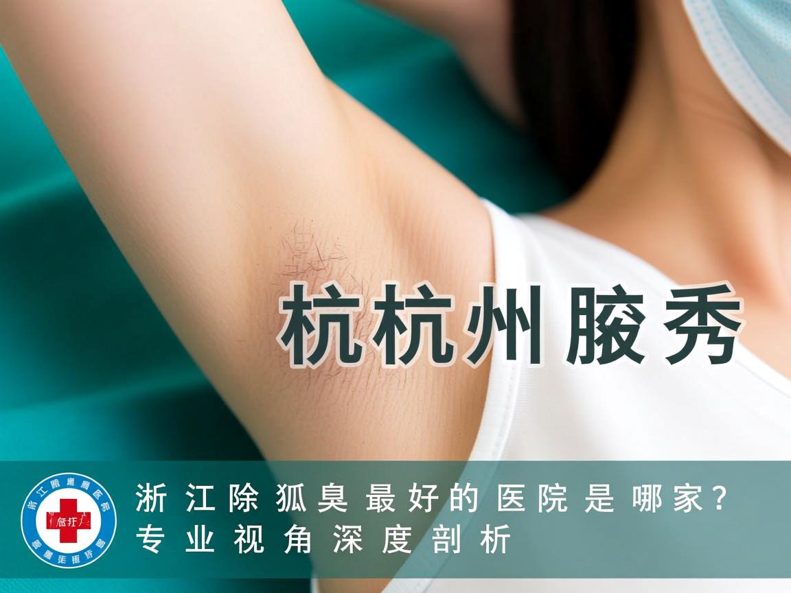 杭州腋秀解析，浙江除狐臭最好的医院是哪家？专业视角深度剖析