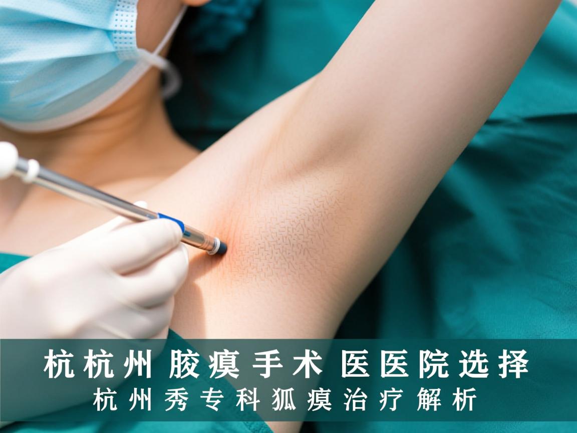 杭州腋臭手术医院选择，杭州腋秀专科狐臭治疗解析