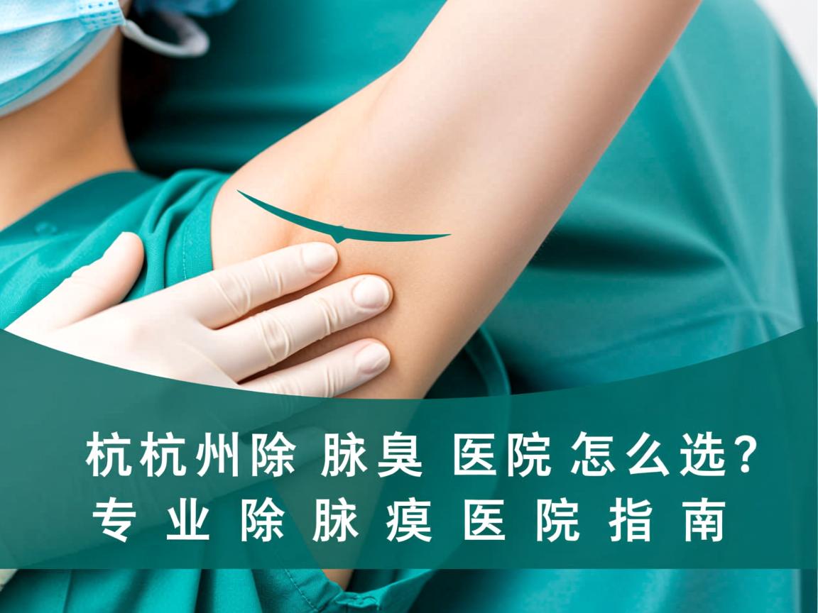 杭州除腋臭医院怎么选?专业除腋臭医院指南 杭州除腋臭医院怎么选?专业除腋臭医院指南