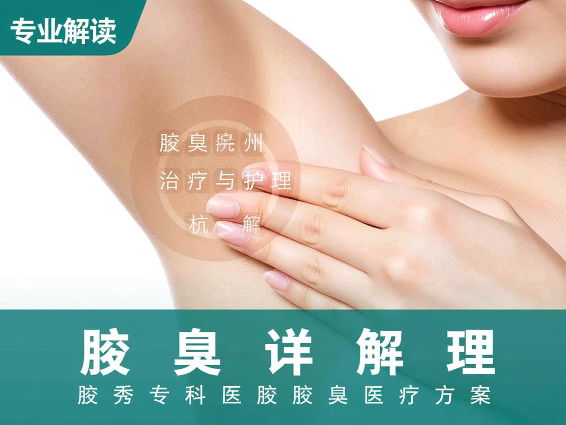 专业解读腋臭治疗与护理，杭州腋秀专科医院详解腋臭医疗方案