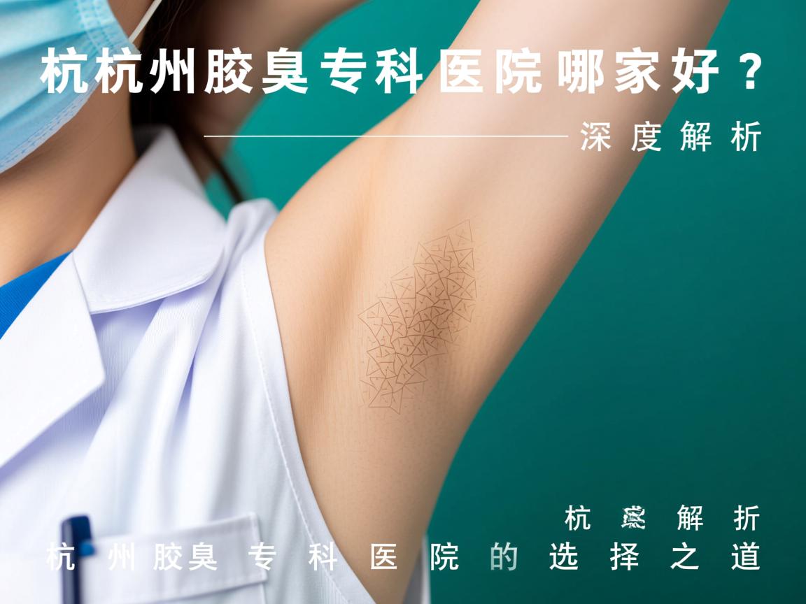 杭州腋臭专科医院哪家好？深度解析杭州腋臭专科医院的选择之道