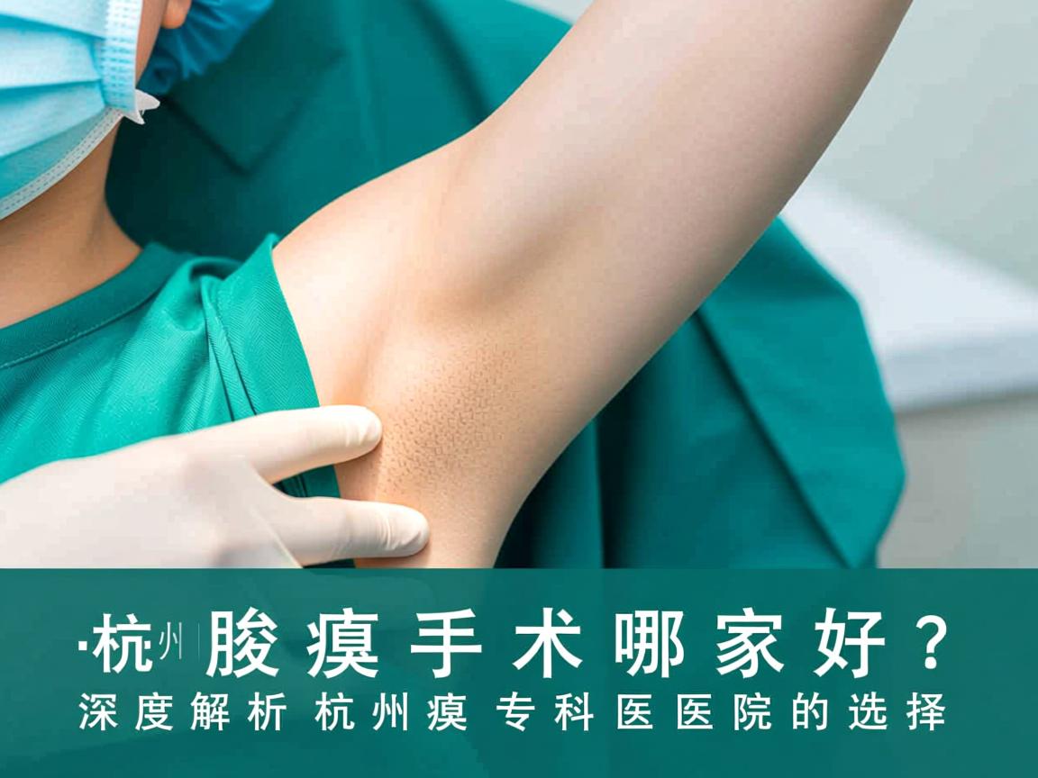 杭州腋臭手术哪家好?深度解析杭州腋臭专科医院的选择 杭州腋臭手术哪家好?深度解析杭州腋臭专科医院的选择
