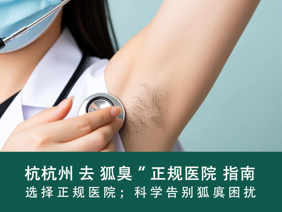 杭州去狐臭正规医院指南,选择正规医院,科学告别狐臭困扰 杭州去狐臭正规医院指南,选择正规医院,科学告别狐臭困扰