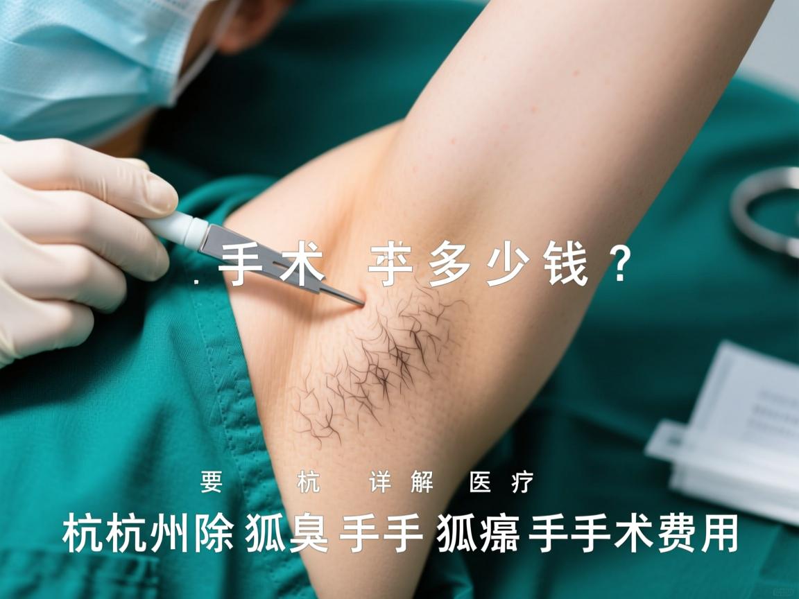 杭州除狐臭手术多少钱？详解杭州狐臭手术费用