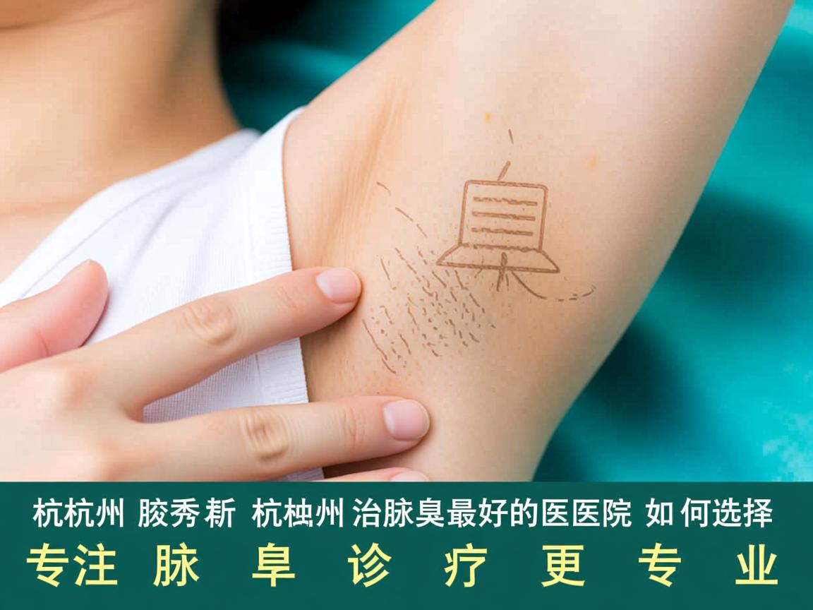 杭州腋秀解析，杭州治疗腋臭最好的医院如何选择，专注腋臭诊疗更专业