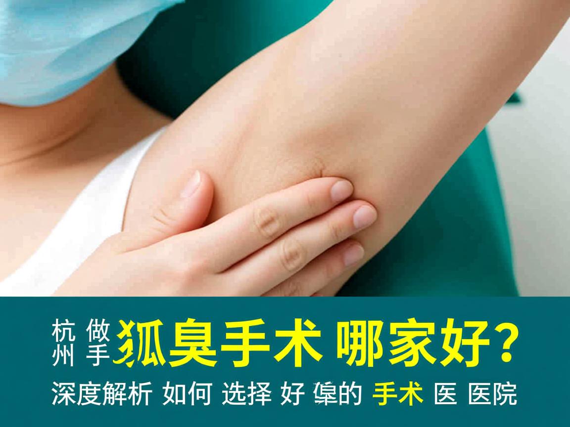 杭州做狐臭手术哪家好?深度解析如何选择好的狐臭手术医院 杭州做狐臭手术哪家好?深度解析如何选择好的狐臭手术医院