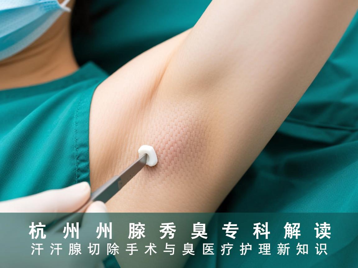 杭州腋秀腋臭专科解读,汗腺切除手术与腋臭医疗护理新知识 杭州腋秀腋臭专科解读,汗腺切除手术与腋臭医疗护理新知识