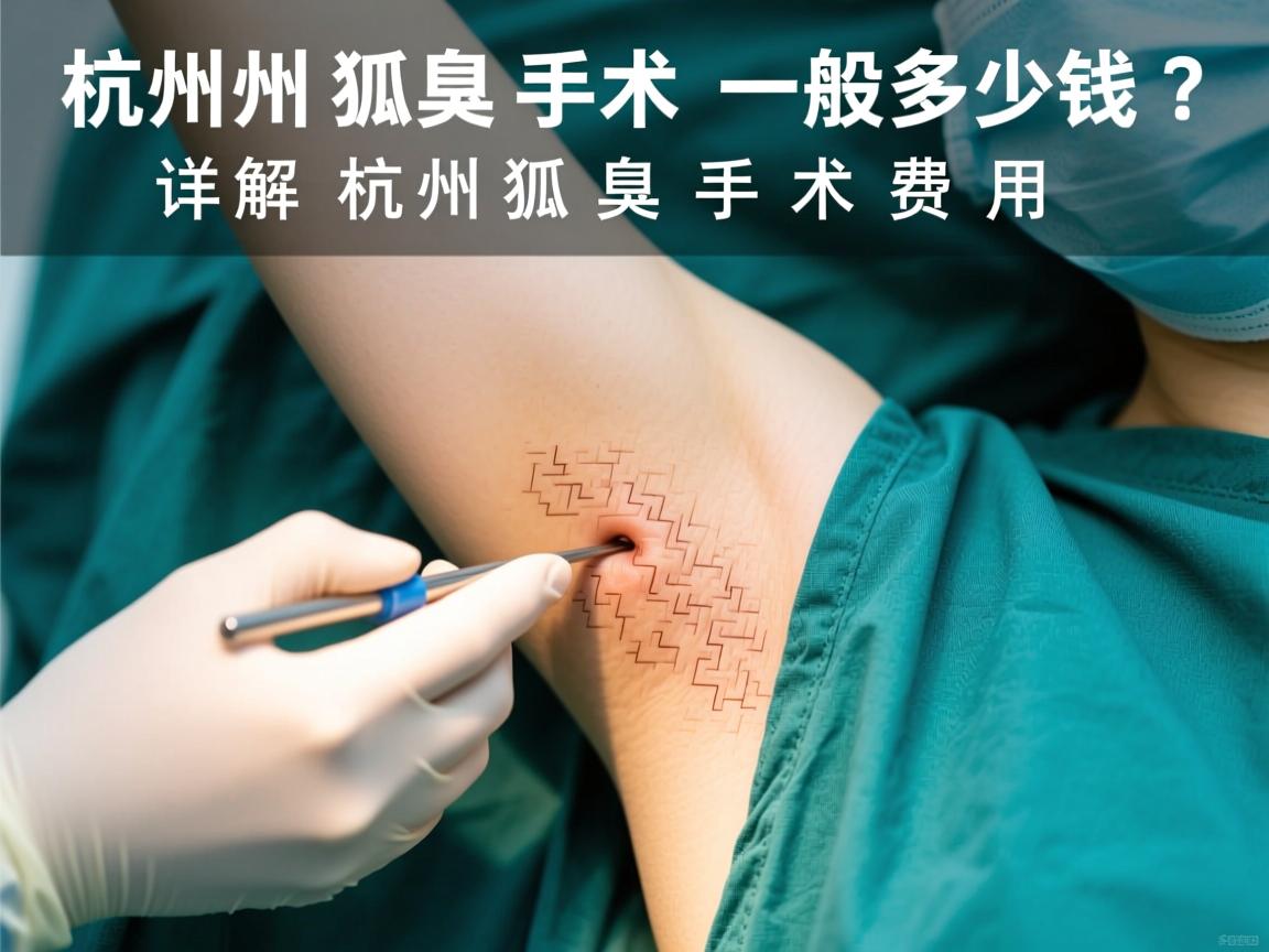 杭州狐臭手术一般多少钱?详解杭州狐臭手术费用 杭州狐臭手术一般多少钱?详解杭州狐臭手术费用