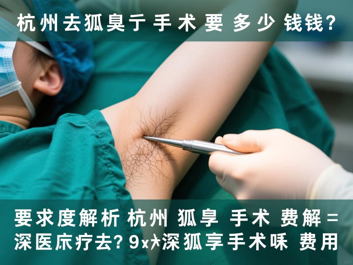 杭州去狐臭手术要多少钱?深度解析杭州狐臭手术费用 杭州去狐臭手术要多少钱?深度解析杭州狐臭手术费用