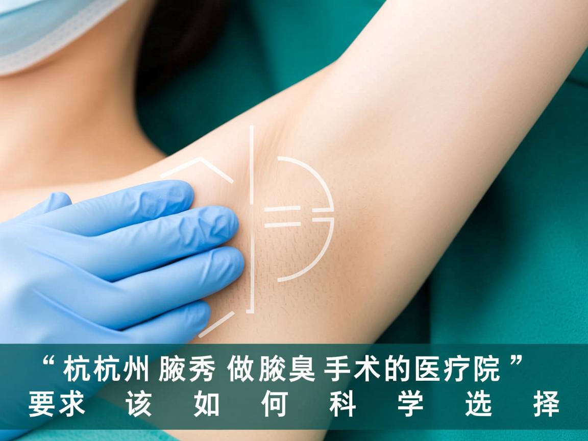 杭州腋秀解析,杭州做腋臭手术的医院该如何科学选择 杭州腋秀解析,杭州做腋臭手术的医院该如何科学选择
