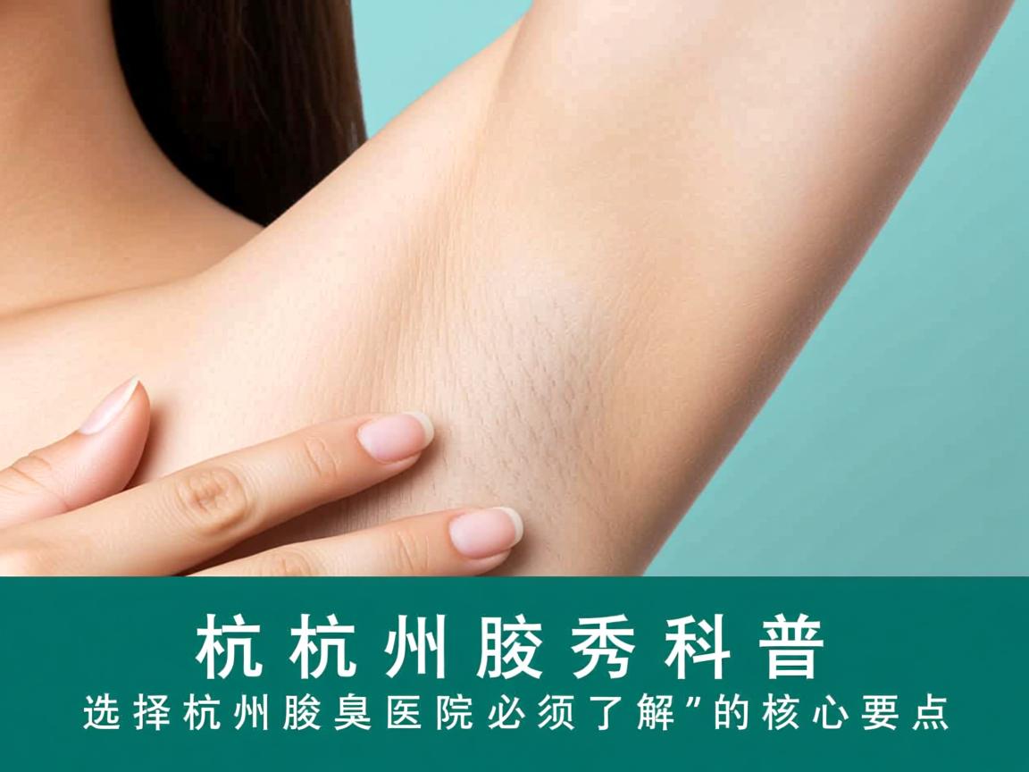 杭州腋秀科普,选择杭州腋臭医院必须了解的核心要点 杭州腋秀科普,选择杭州腋臭医院必须了解的核心要点