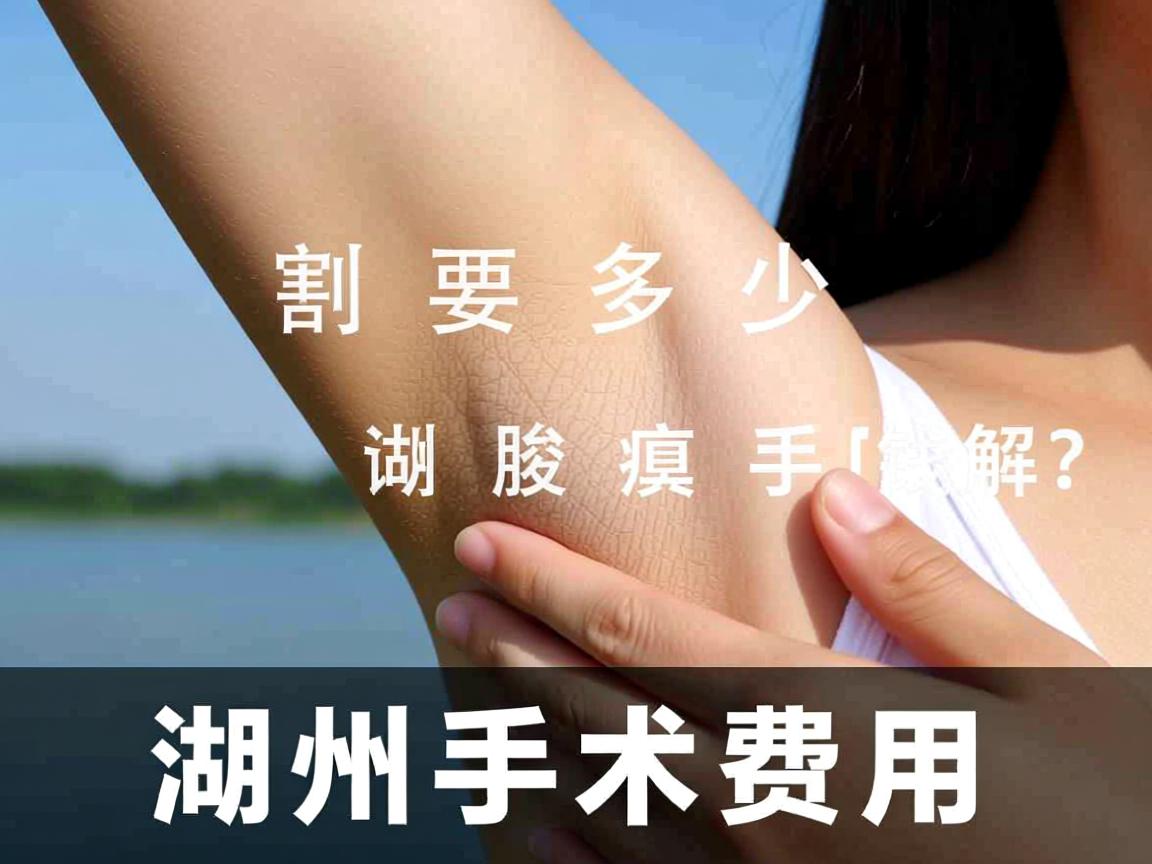 湖州割腋臭要多少钱？详解湖州腋臭手术费用