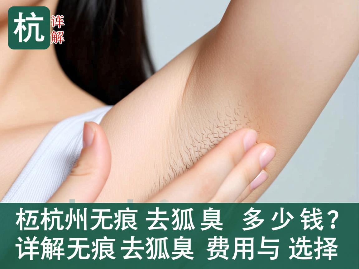 杭州无痕去狐臭多少钱?详解无痕去狐臭的费用与选择 杭州无痕去狐臭多少钱?详解无痕去狐臭的费用与选择