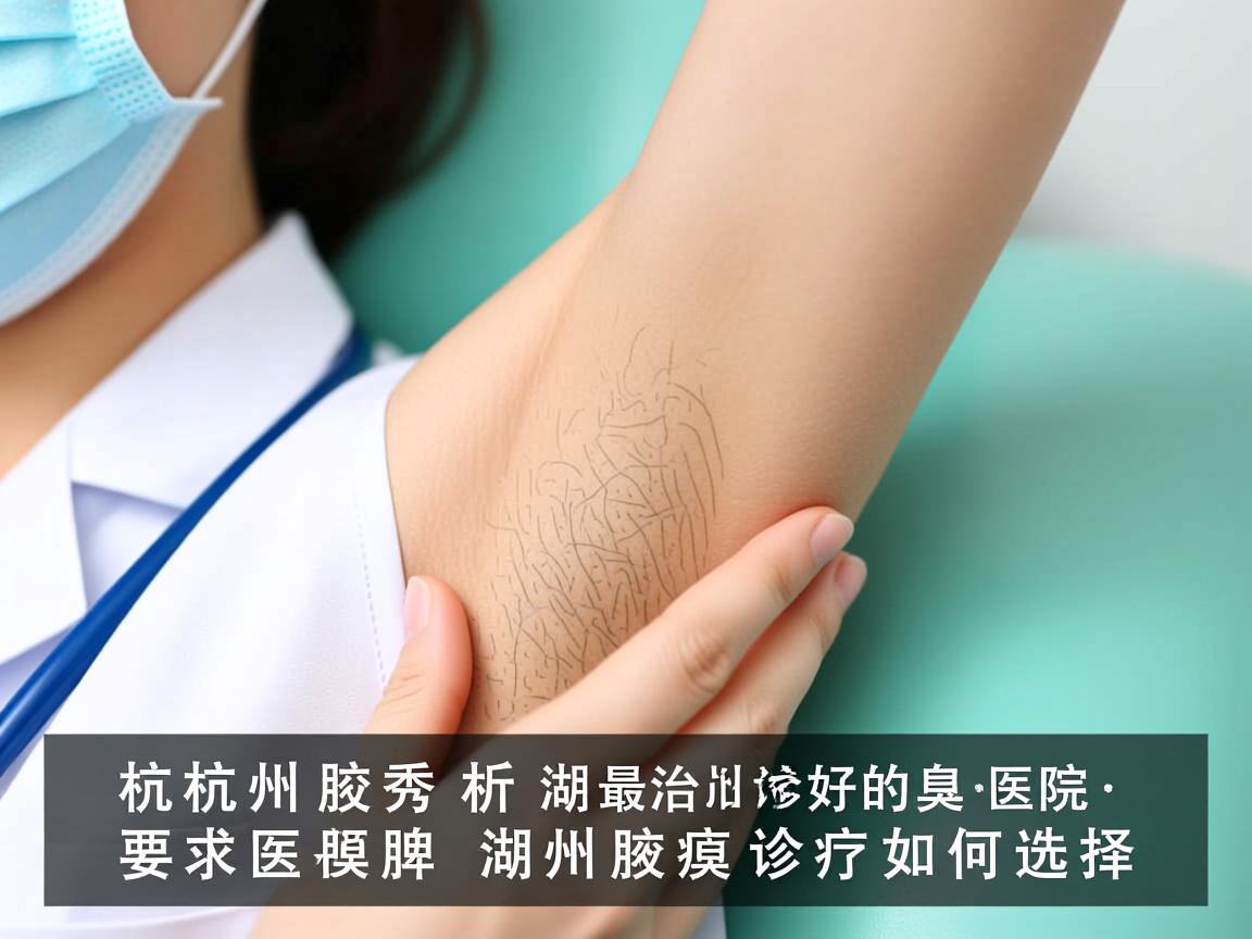 杭州腋秀解析，湖州治腋臭最好的医院，湖州腋臭诊疗如何选择