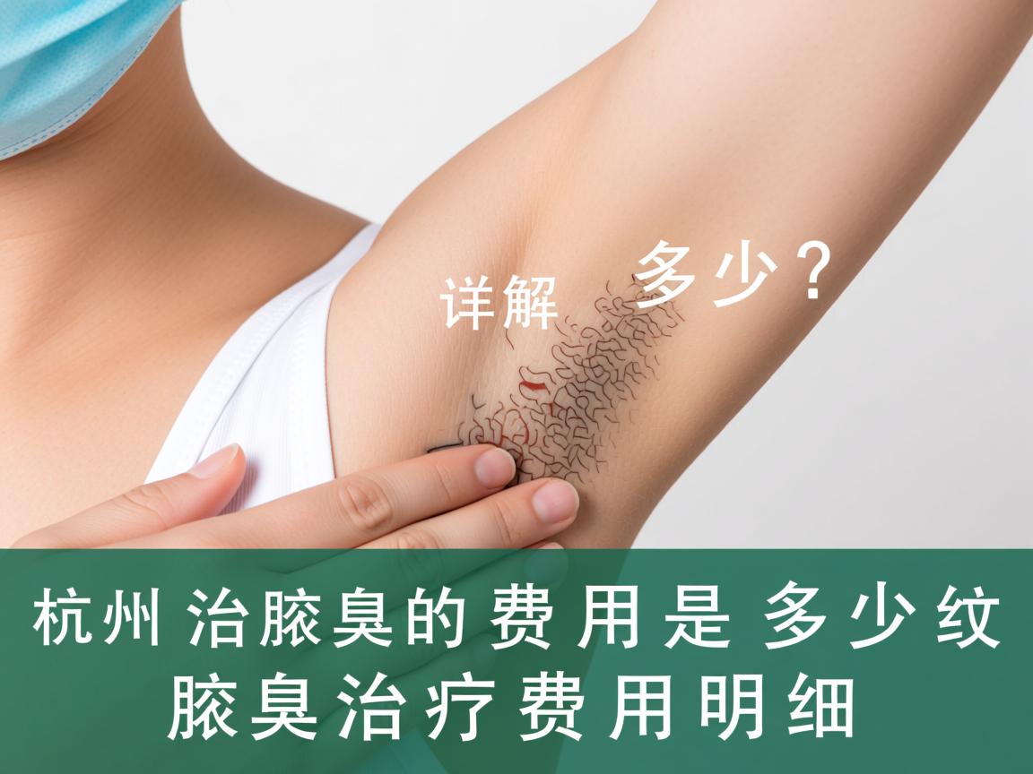 杭州治腋臭的费用是多少?详解腋臭治疗费用明细 杭州治腋臭的费用是多少?详解腋臭治疗费用明细